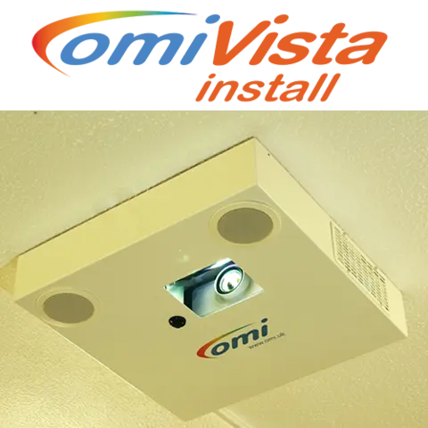 OmiVista Takmontering