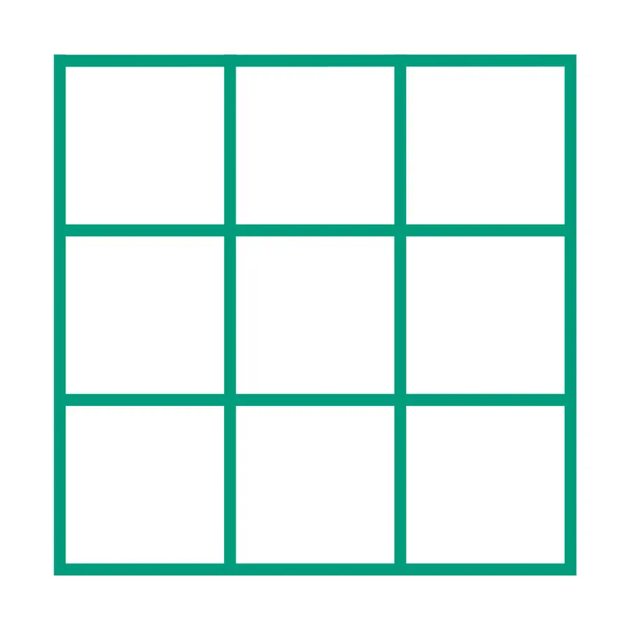 Asfaltmaling Bondesjakk Grønn 1,8 x 1,8 meter 