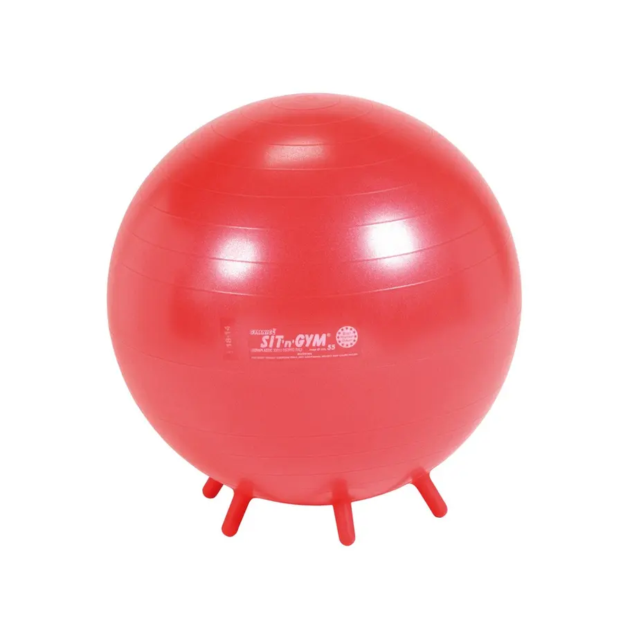 Sitteball Sit'n Gym 55 cm Rød Lateksfri 