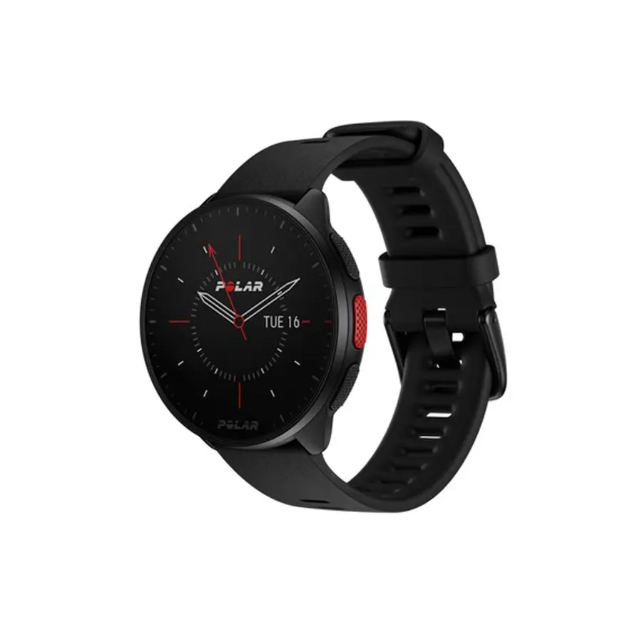 Pulsklokke Polar Pacer Night Black Løpeklokke | Strl S-L 