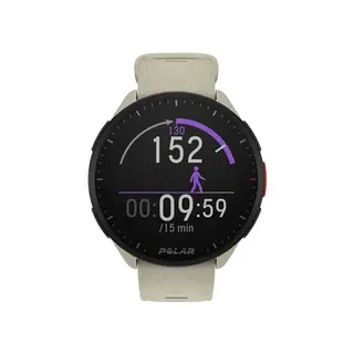 Pulsklokke Polar Pacer Cloud White L&#248;peklokke | Strl S-L