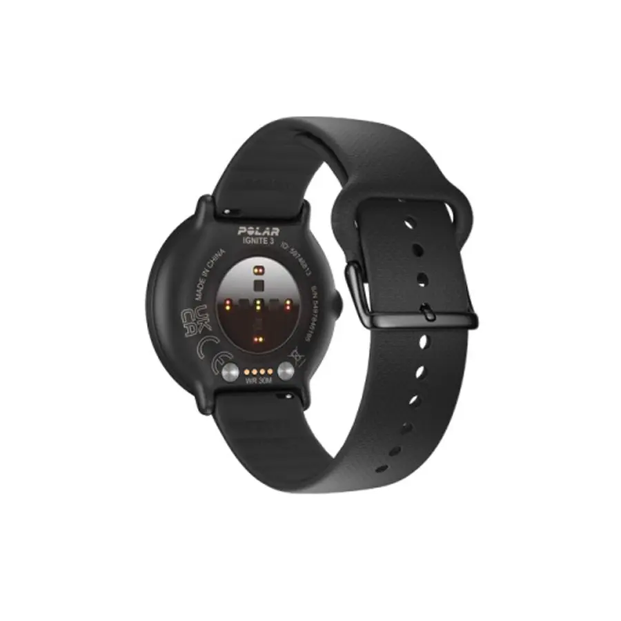 Pulsklokke Polar Ignite 3 Svart Treningsklokke | Strl S-L 