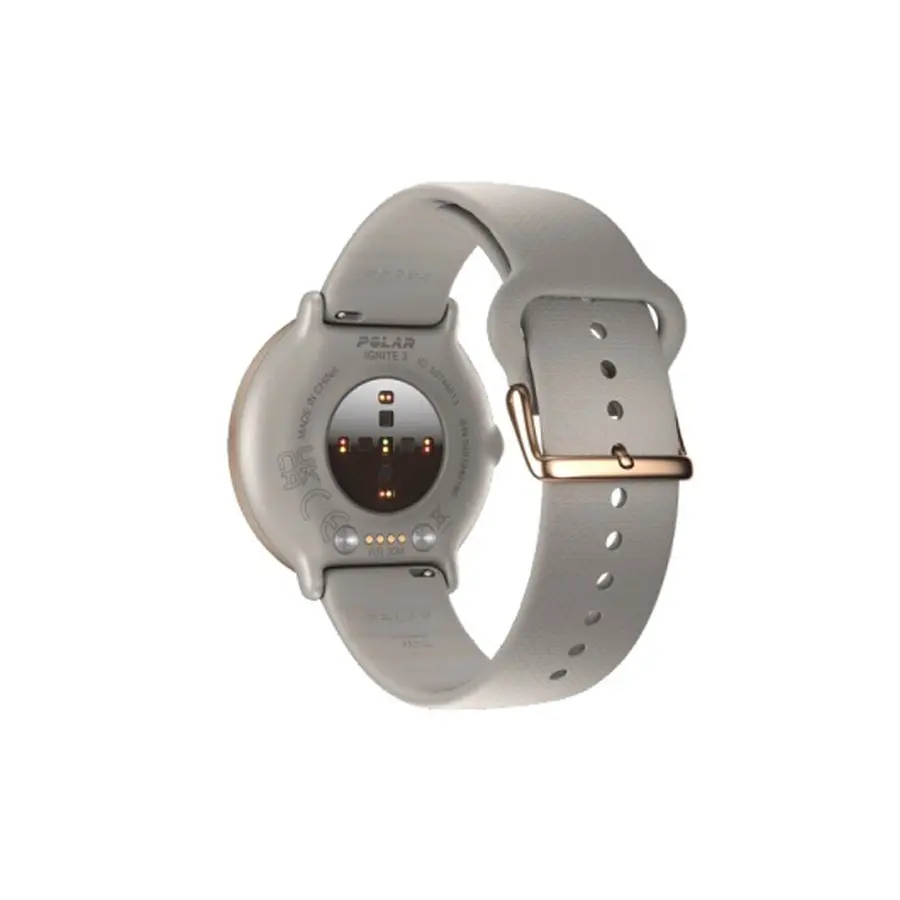 Pulsklokke Polar Ignite 3 Greige Sand Treningsklokke | Strl S-L 