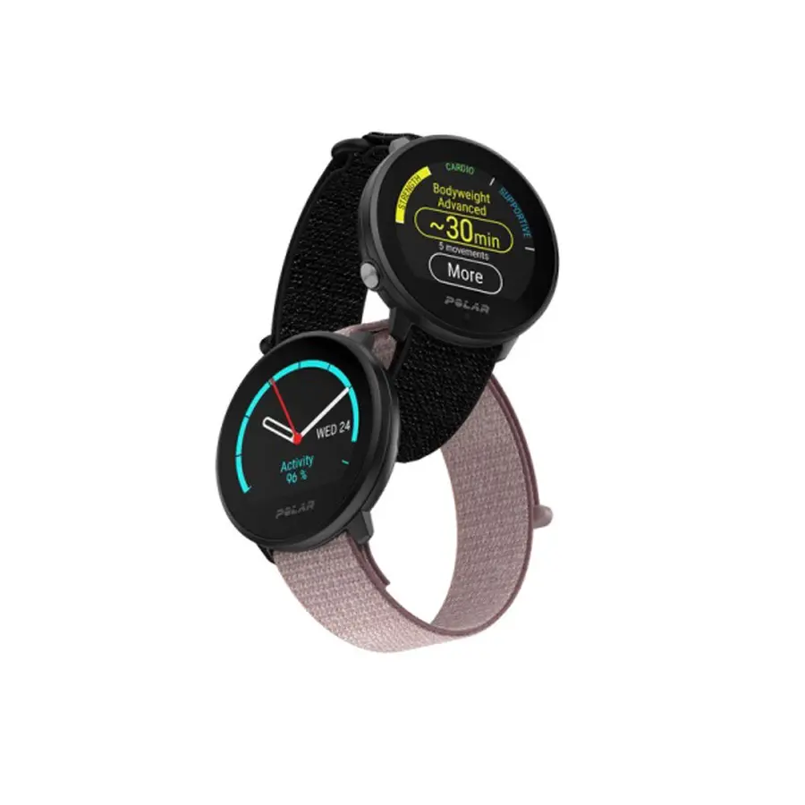 Pulsklokke Polar Unite Hook & Loop Svart Treningsklokke | Strl M-L 