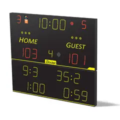 Resultattavle Bodet 8T225 Innendørs | Multisport | 200x170x6,55 cm