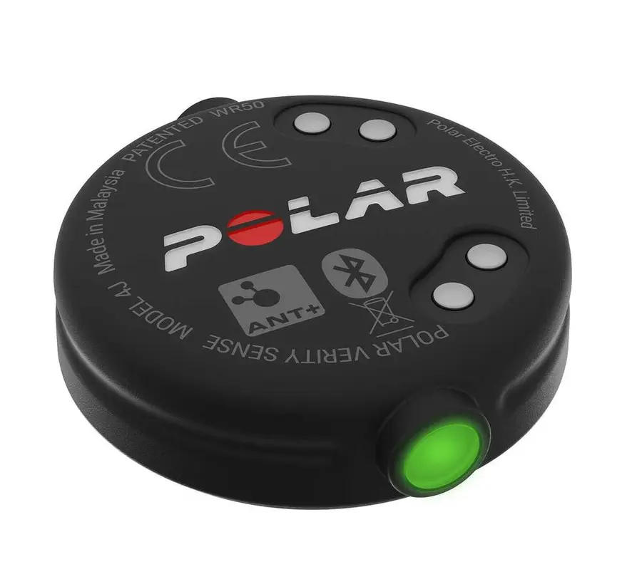 Pulsarmbånd Polar Verity Sense | 10 stk. Pulssensor | One Size | Svart 