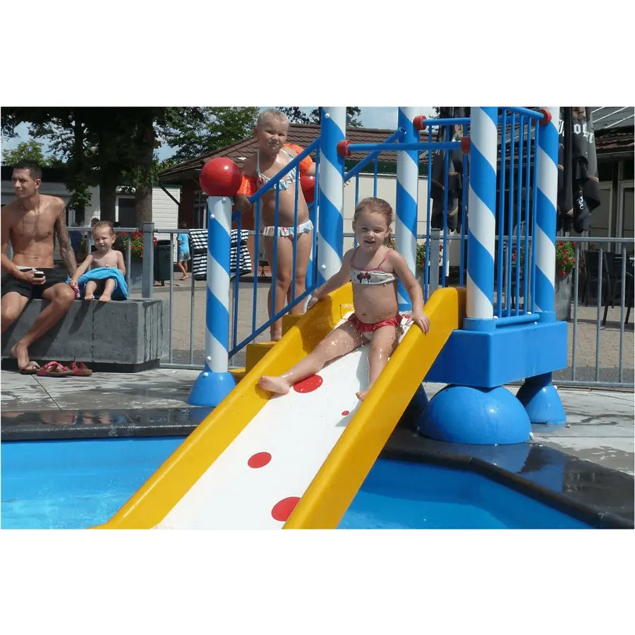 Aqua Drolics Platform med sklie Vannsklie til basseng og badeland 