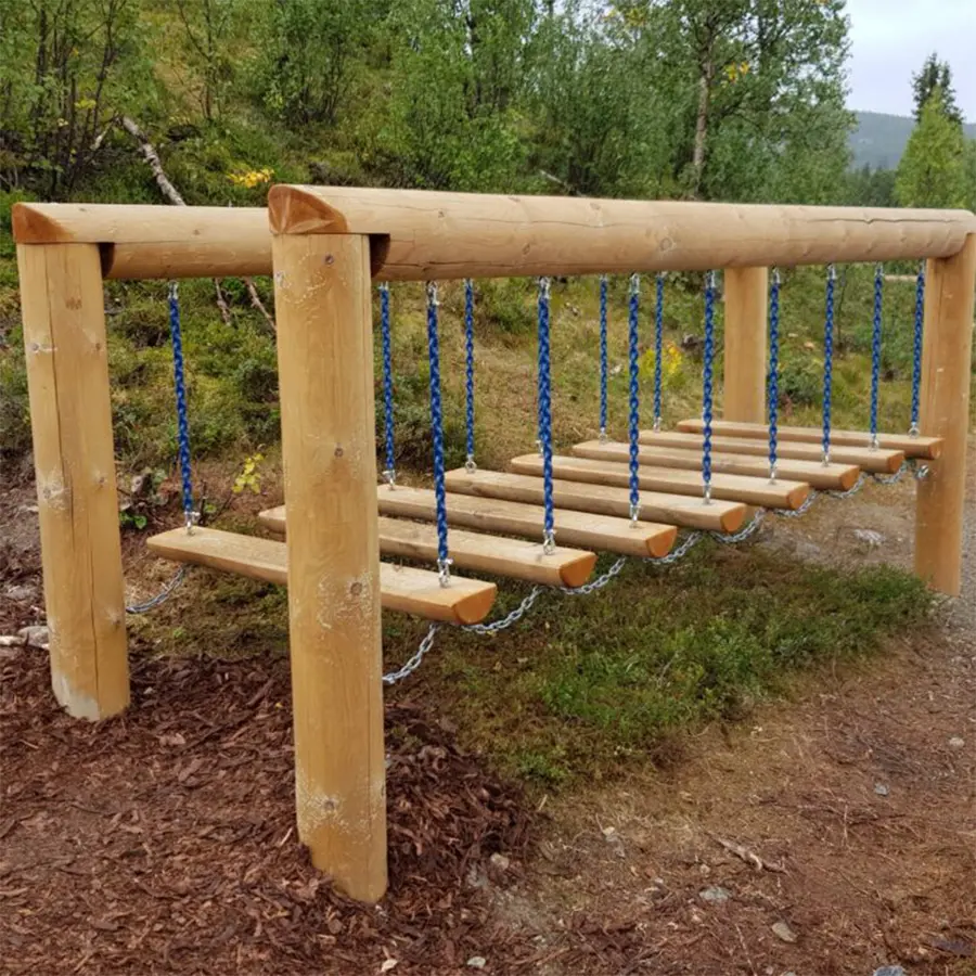 Hinder Gangbro rundstokk Til lekeplass og treningspark 