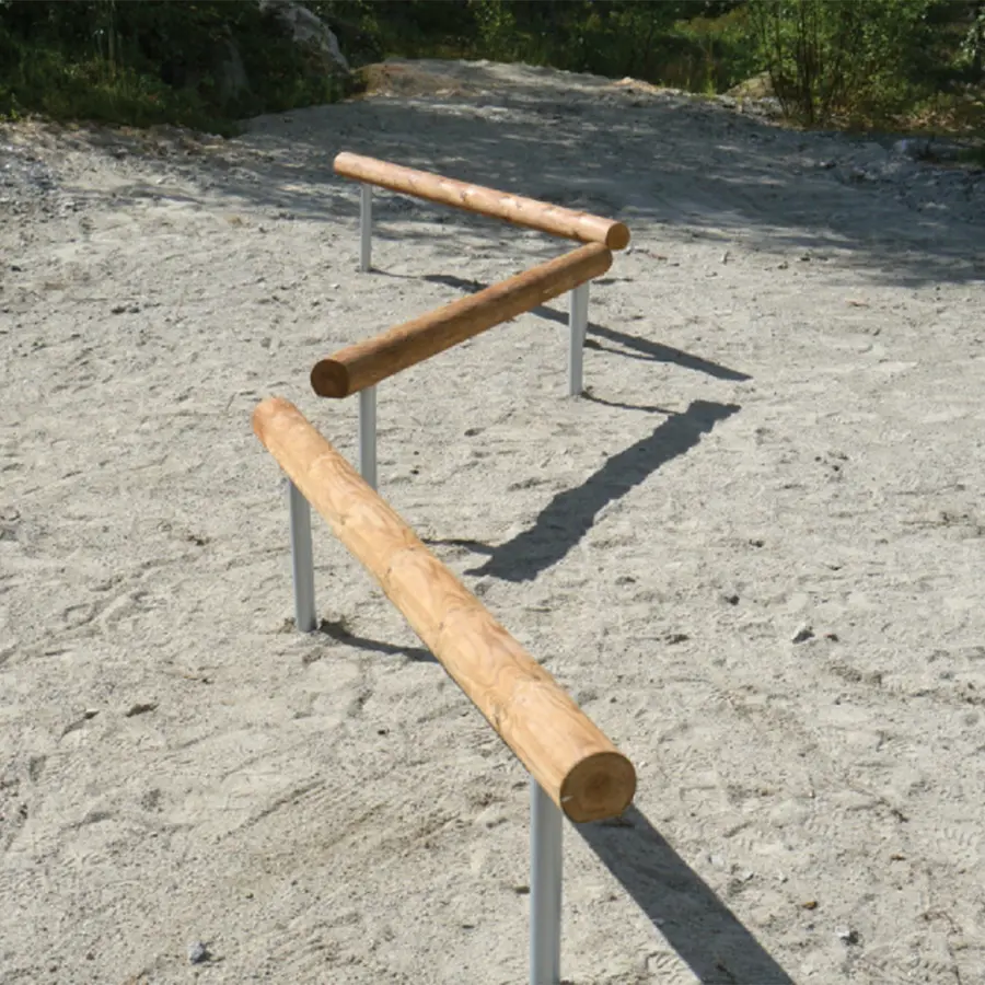 Hinder Balansebom rundstokk 3 meter Til lekeplass og treningspark 