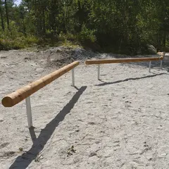 Hinder Balansebom rundstokk 2 meter Til lekeplass og treningspark