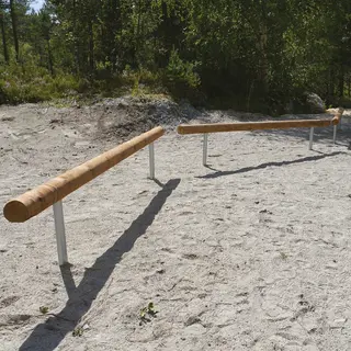 Hinder Balansebom rundstokk 2 meter Til lekeplass og treningspark