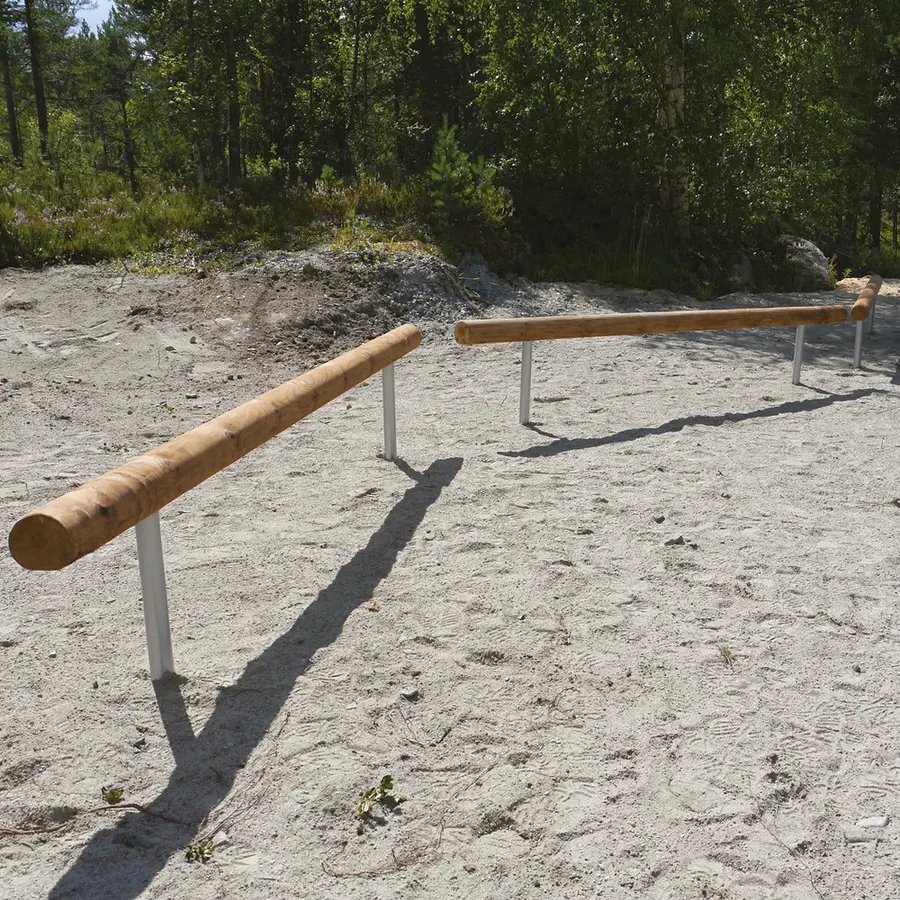 Hinder Balansebom rundstokk 3 meter Til lekeplass og treningspark 