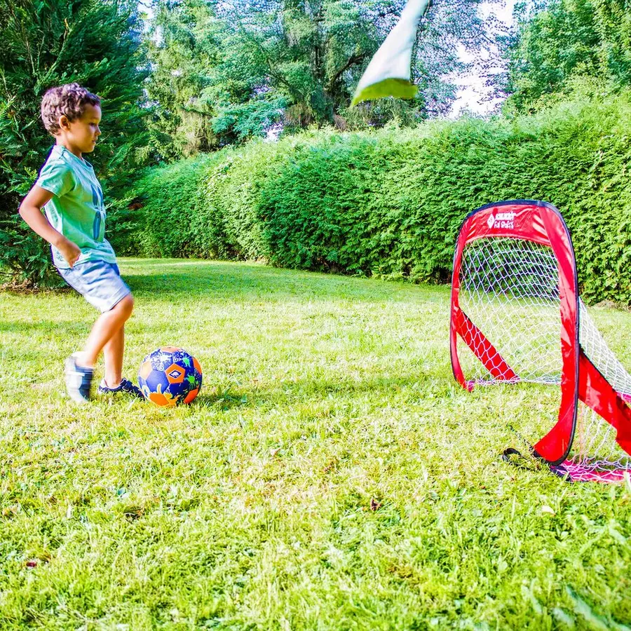 Pop-Up fotballmål | 2 stk 120x80x80 cm | Par 