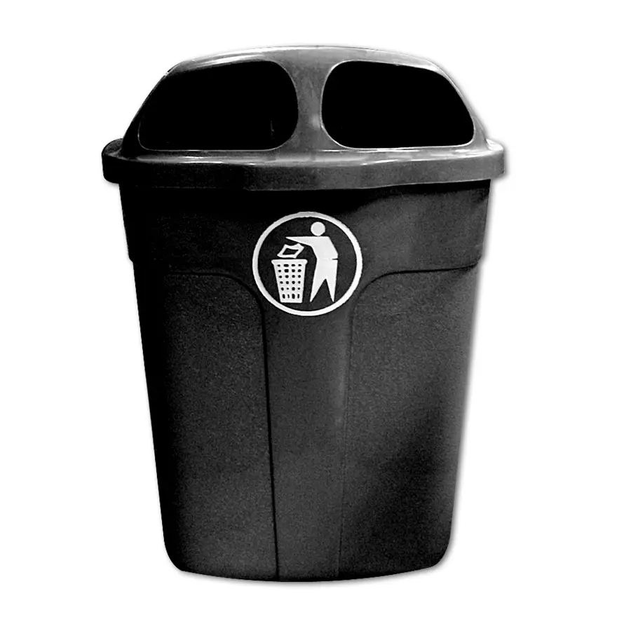 Avfallsbeholder Orvar 60 liter Svart søppeldunk 