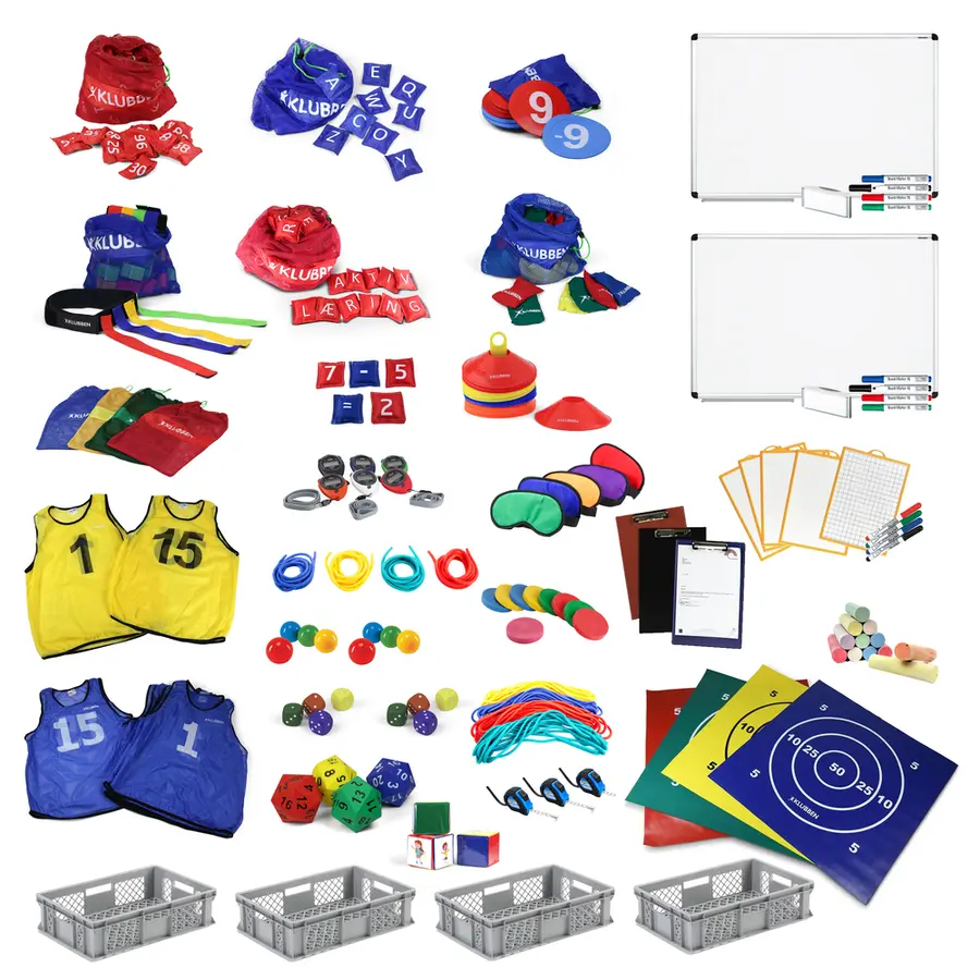 Aktiv læring | Stor pakke Utstyrspakke - ute og inne 