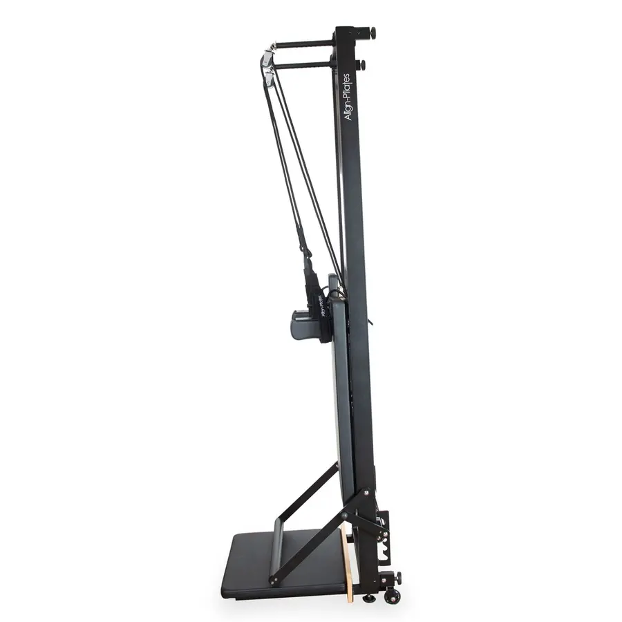 Pilates Reformer R8 Pro svart Pilatesbenk for hjemmetrening 