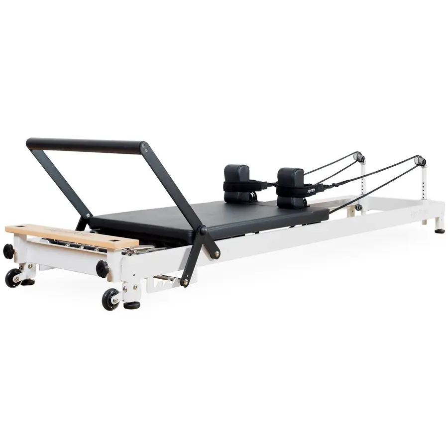 Pilates Reformer R8 Pro hvit Pilatesbenk for hjemmetrening 