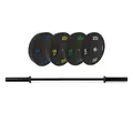ata Pro Elite Bumper Plate Pakke 100 kg ata XF Bar 28mm
