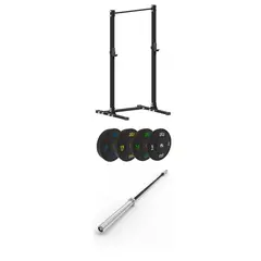 ata Half Rack EASY 50mm 226cm Pro Elite Bumper 100 kg + EASY Bar