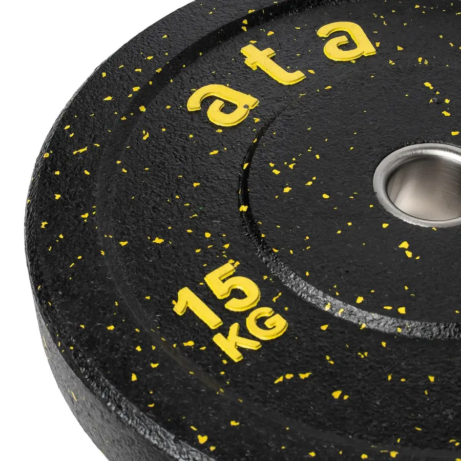 Vektskive ata Hi-Temp Bumper Plate 15KG Vektskive til olympisk stang | 1 par 