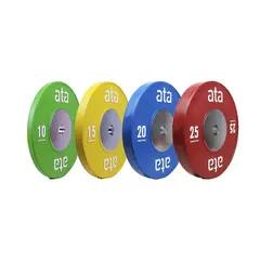 Vektskive ata Competition pakke 140 kg 2 av hver | 10-15-20-25 kg