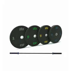 Vektpakke ata ECO Bumper Plate ata the XF Bar 25mm 15 kg