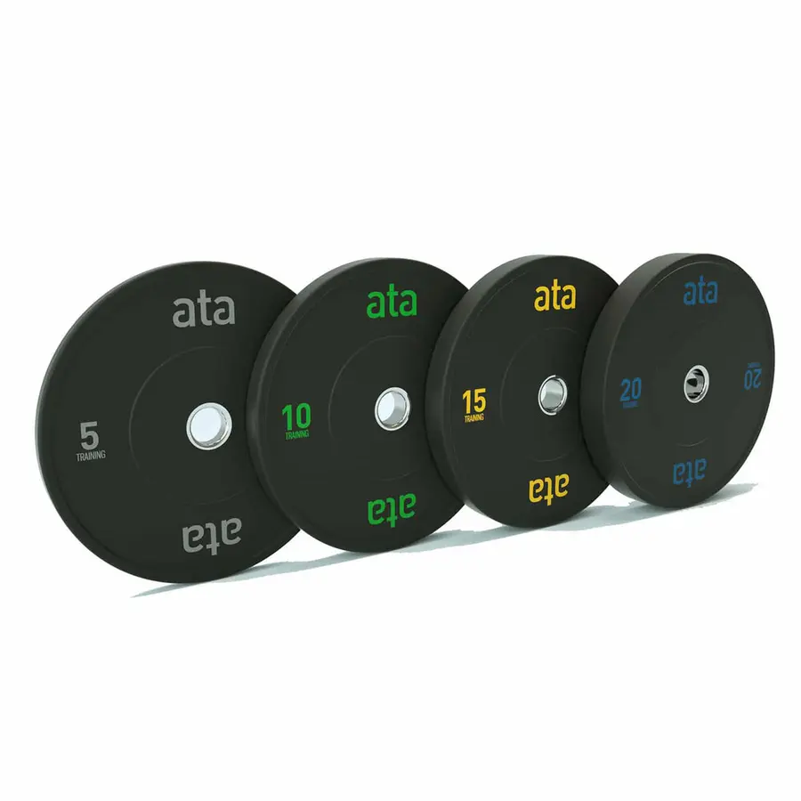 Vektpakke ata ECO Bumper Plate Hull 50mm | Totalt 100 kg 