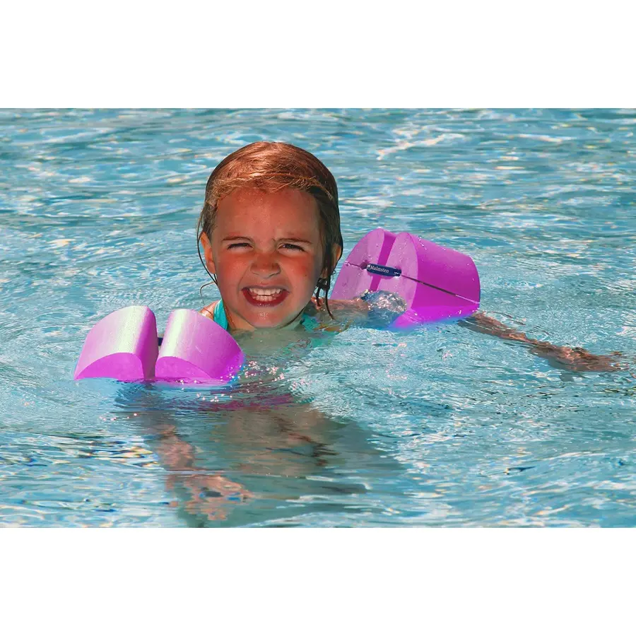 Armringer Flipper i skum til barn 18-30 kg | Lilla | M 