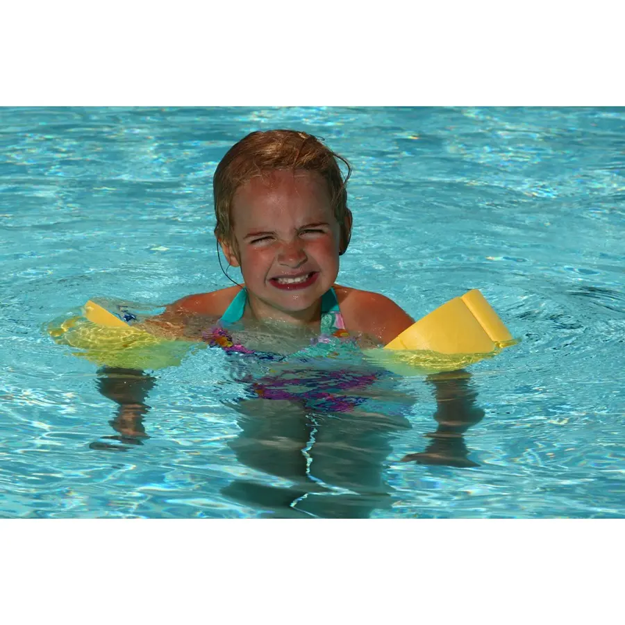 Armringer Flipper i skum til barn 30-60 kg | Gul | L 
