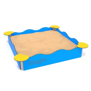 Sandkasse 1,85x1,85 m Lekeplassutstyr