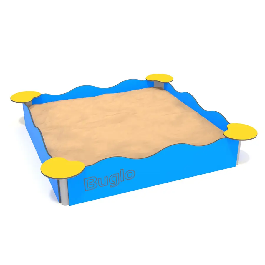 Sandkasse 1,85x1,85 m Lekeplassutstyr 