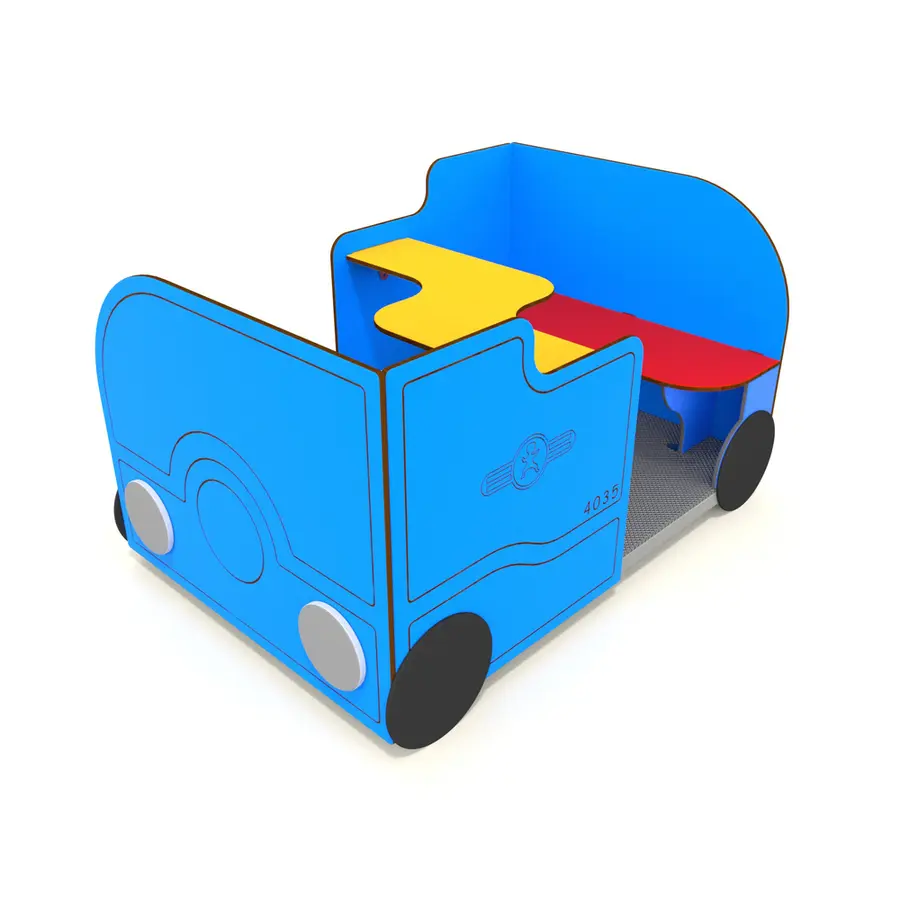 Lekehus | Lokomotiv-vogn åpen Lek og rollelek 