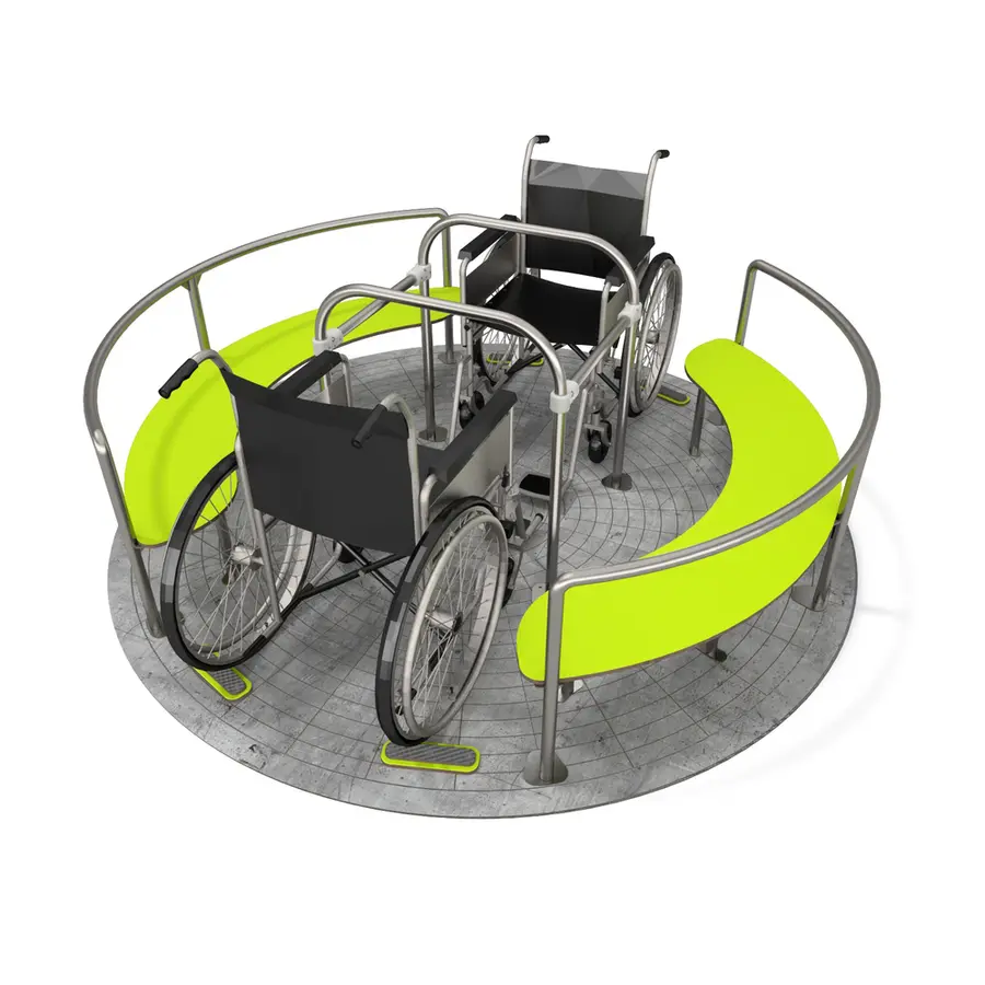 Karusell tilpasset rullestol Lekeplass 