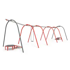 Zipline Singel 16,2 m | 5-14 år 16,2 m | Zipline til offentlig lekeplass