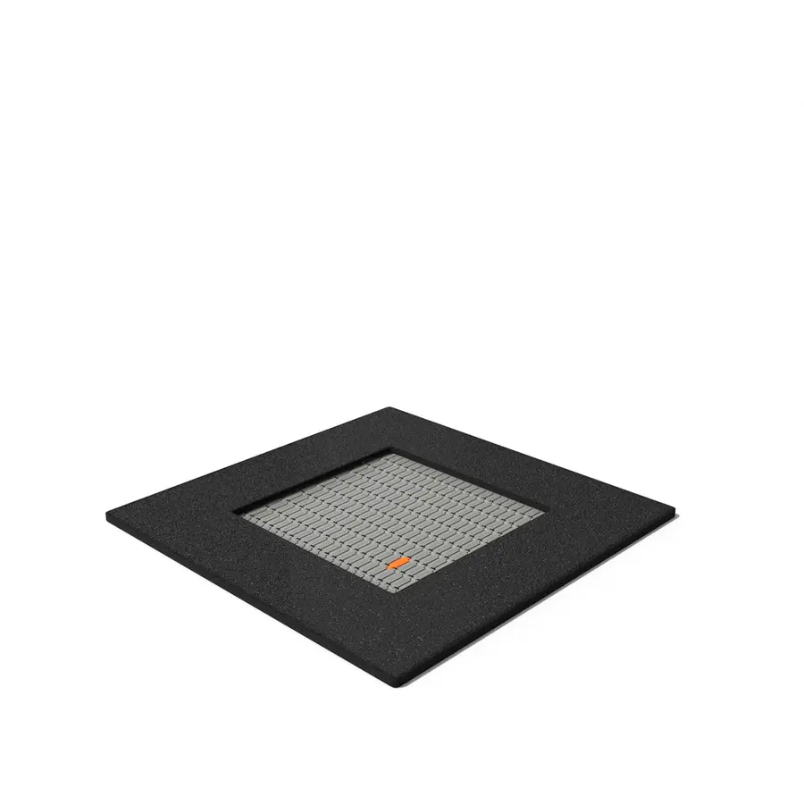 Nedfelt trampoline Buglo 136x136 cm Til offentlige lekeplasser 