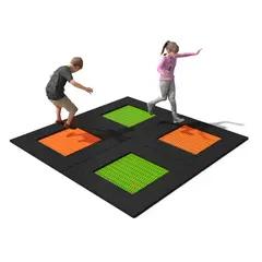 Nedfelt trampoline Buglo Mål: 272 × 272 cm