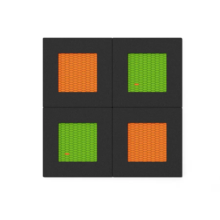 Nedfelt trampoline Buglo Mål: 272 × 272 cm 