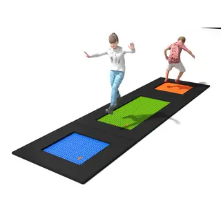 Nedfelt trampoline Buglo 136 × 502 cm Til offentlige lekeplasser