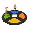 Nedfelt trampoline Buglo 352x352 cm Til offentlige lekeplasser