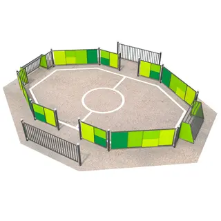 Ballbinge 897 x 754 cm Multisportarena med mini-mål
