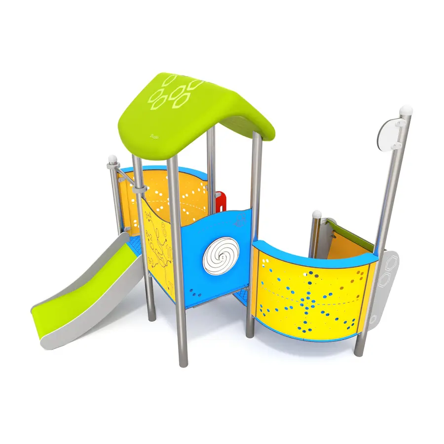 Lekehus Mini 9 lekestativ Til barnehager og lekeplasser 