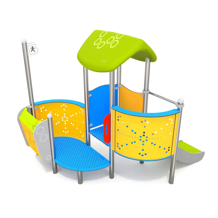 Lekehus Mini 9 lekestativ Til barnehager og lekeplasser 