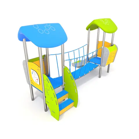 Lekehus Mini 3 lekestativ Til barnehager og lekeplasser