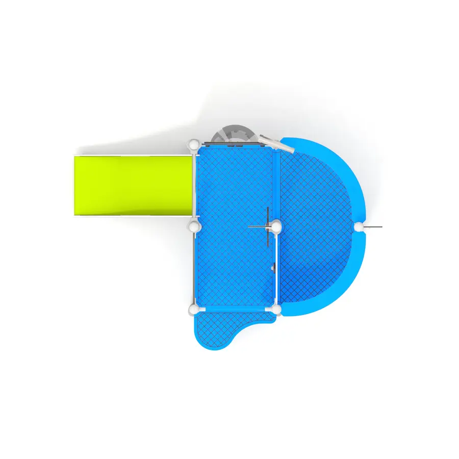 Lekehus med sklie Til barnehager og lekeplasser 