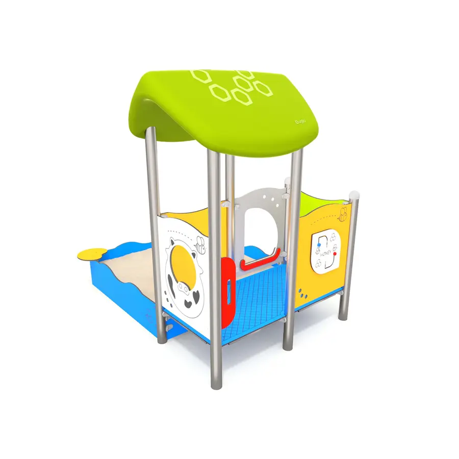 Lekehus med sandkasse Til barnehager og lekeplasser 