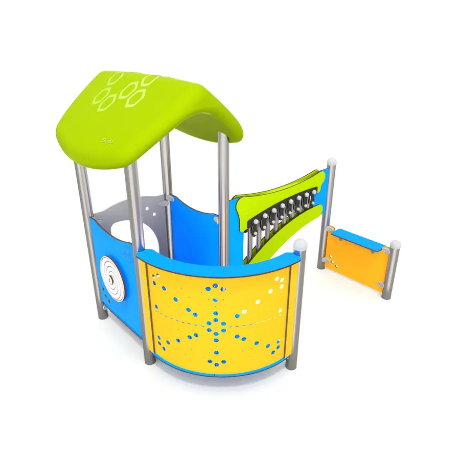 Lekehus med musikalske elementer Til barnehager og lekeplasser 