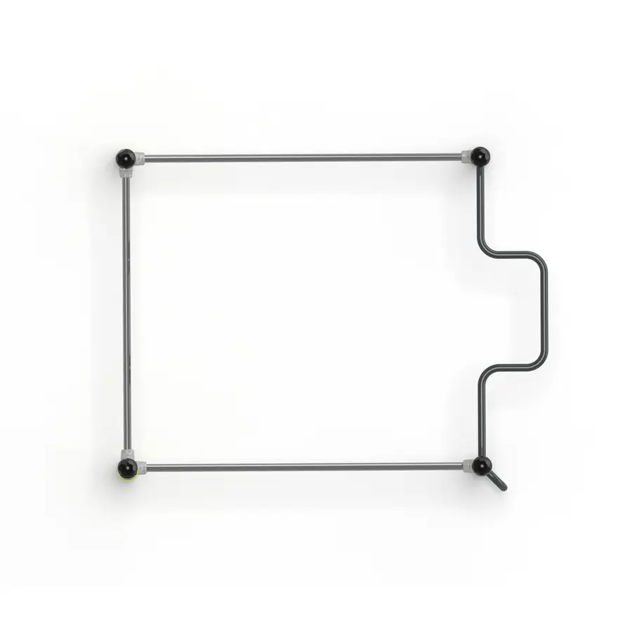 Pull-up og human flagg stativ Utendørs treningsapparat 