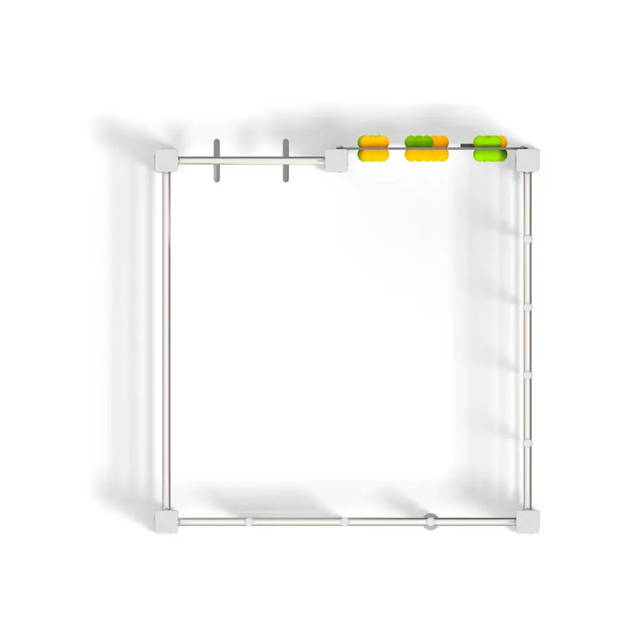 Klatrestativ med nett og stiger ECO Til barnehager, skoler og lekeplasser 