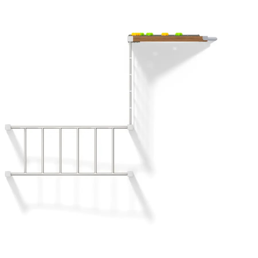 Klatrestativ med nett og armgang ECO Til barnehager, skoler og lekeplasser 