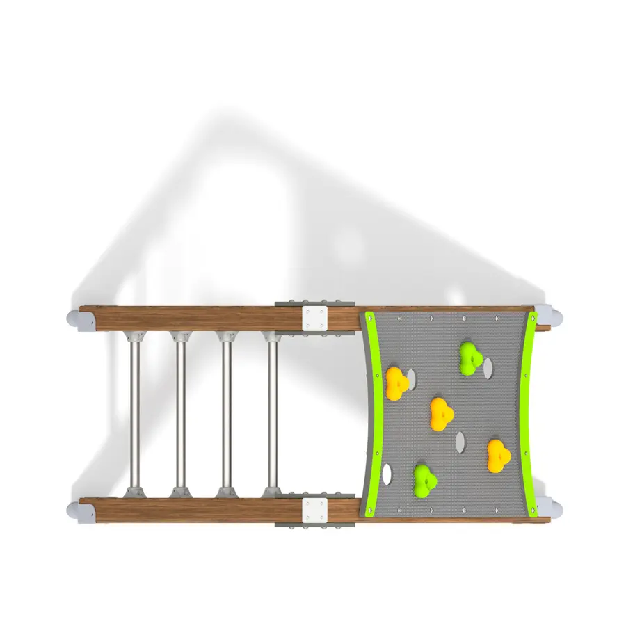 Klatrestativ med grep og ribber ECO Til barnehager og lekeplass 